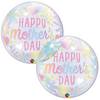 22 inch Mother's Day Floral Pastel bubble balón ku Dňu matiek 
