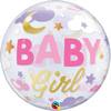 22 inch Baby Girl Sweet Dreams bubble balón k narodeniu bábätka 