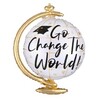 Change the World fóliový balón zlatá zemeguľa, 58 cm