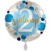 17 inch fóliový chlapčenský balón s nápisom  2. Szülinap 