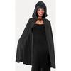 Čierny dámsky upírsky plášť