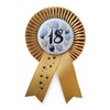 Elegantný balónikový odznak s číslom 18