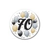 Elegantný balónikový odznak s číslom 70 , 5,5cm