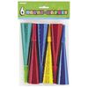 Farebná holografická party trúbka - 6 ks