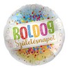 17 inch Boldog Születésnapot farebný fóliový balón 