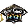 41 inch Your Future is Bright Grad Cap fóliový balón k promócii 