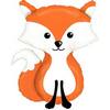 36 inch Fox - fóliový balón líška 