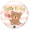 18 inch Hello Baby Bear & Balloons fóliový balón