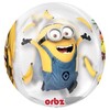 Guľatý Minion Ultra Shape Orbz fóliový balón 40cm