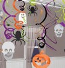 Špirálová závesná Halloweenska dekorácia - 30 ks/bal