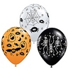 11 inch Spooky Assortment Halloween balón (25 ks/bal)