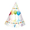 Narodeninové klobúky - Happy Birthday Streamers, 6 ks