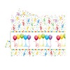 Narodeninový obrus - Happy Birthday Streamers, 180 x 120 cm