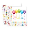 Narodeninové servítky - Happy Birthday Streamers, 33 x 33 cm, 20 ks