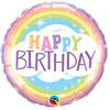 18 inch Happy Birthday Rainbow dúhový fóliový narodeninový balón