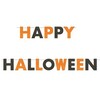 Happy Halloween Glittrovaná písmenková girlanda 270cm