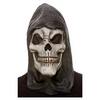 Latexová maska kostra s kapucňou 