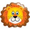 Fóliový balón - hlava leva, Lovable Lion, 74 cm
