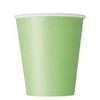 Lime Green  - limetkové zelené papierové party poháre - 270 ml, 14 ks
