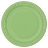 Limetkové zelené - Limme Green papierové party taniere - 23 cm, 8 ks