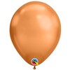 Medené (Chrome) okrúhle gumené (latexové) balóny, 28 cm, 100 ks