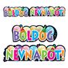 Party banner s maďarským nápisom Boldog névnapot -148 cm x 27 cm