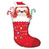 Mikulášska ponožka fóliový balón , 78 cm