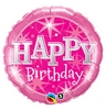 36 inch fóliový balón na narodeniny Birthday Pink Sparkle 