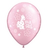 11 inch It is A Girl Soft Pony Prl Pink ružový balón k narodeniu dieťaťa (25 ks/bal)