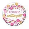 odznak s nápisom - Boldog Szülinapot! Rózsaszín Konfetti Kitűző