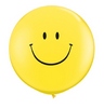 3 FT Smile Face Yellow žltý okrúhly latexový balón (2 ks/bal)