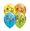 11 inch Mischievous Monkeys Assorted balón s potlačou - Nezbedné opice (25 ks/bal)
