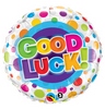 18 inch Good Luck Colorful Dots - Veľa šťastia fóliový balón