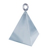Závažie na balón - pyramída strieborná - 110 gr