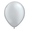 11 inch Metallic Silver okrúhly balón (6 ks/balenie)