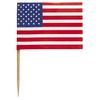 Party paličky na jednohubky s motívom americkej vlajky - 30 ks