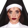 Samolepiace kamienky na tvár gotická mníška 