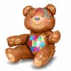 Sitting Bear ? narodeninový fóliový balón na plnenie vzduchom sediaci medvedík