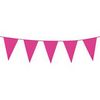 Veľká magenta vlajková girlanda - 10 m