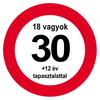 Narodeninová tabuľa s maďarským  nápisom Nem vagyok 30... - 40 cm