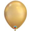 11 inch Chrome Gold - zlaté okrúhle balóny (6 ks/balenie)