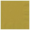 Zlaté papierové party servítky - 33 cm x 33 cm, 20 ks