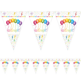 Streamers vlajková girlanda s nápisom Boldog Szülinapot! 5m