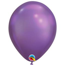 11 inch Chrome Purple  - tmavofialové okrúhle balóny (6 ks/balenie)