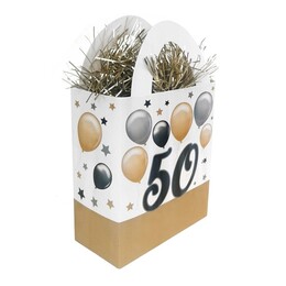 Závažie na balóny mini darčeková taška elegant s č. 50 - 120 gramm