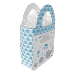 Závažie na balóny mini darčeková taška modrá sloníková 120g