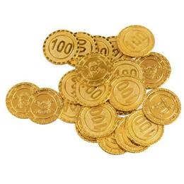 Zlaté pirátske mince, 24  ks